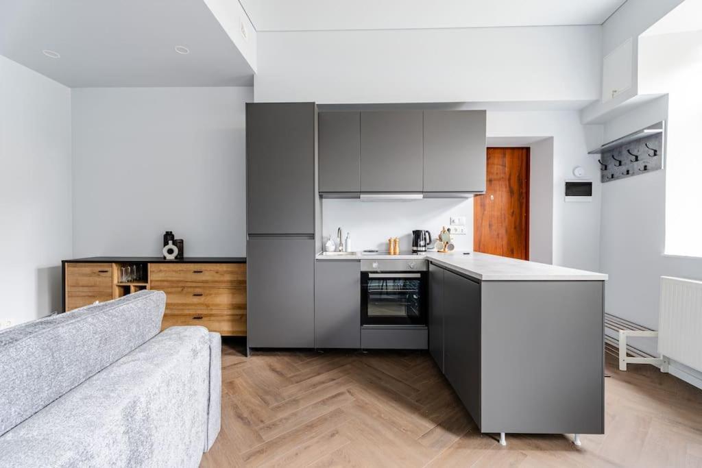 Modern Flat In Old Town Kaunas - Free Parking & Self Check-In Ngoại thất bức ảnh
